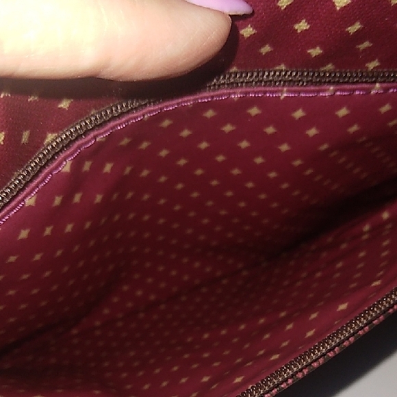 Fossil Red and Yellow Laptop Bag with Elegant Design - Picture 5 of 5